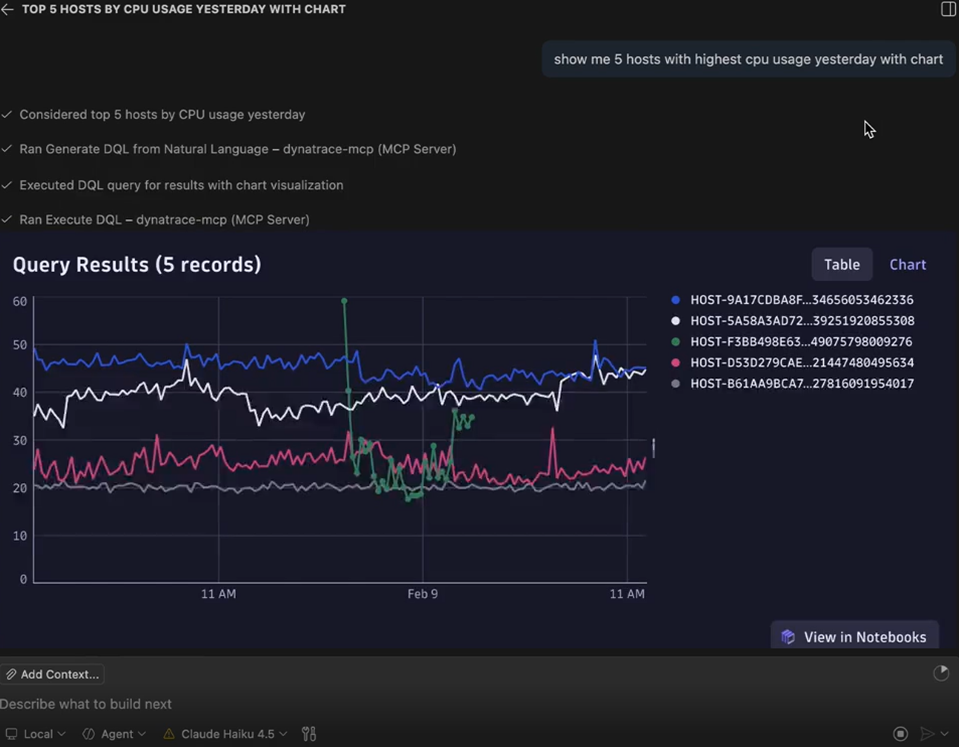 Beispiel einer interaktiven MCP-App