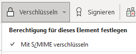 SMIME Verschlüsselung